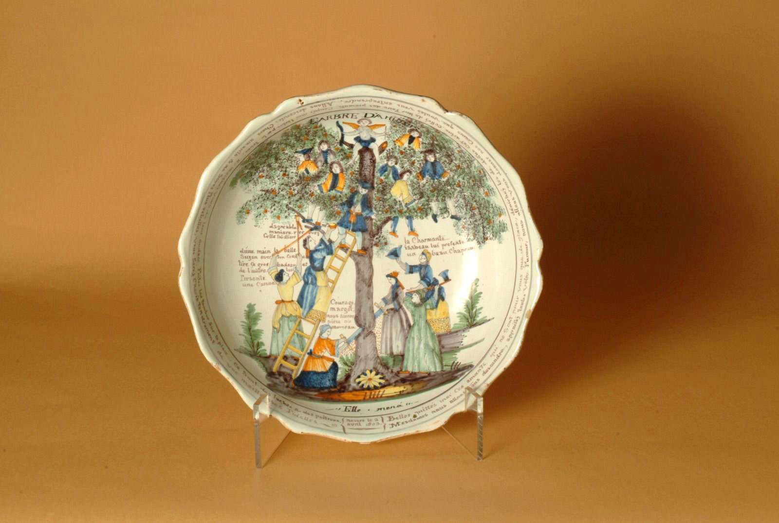 French Faïence Bowl from Nevers