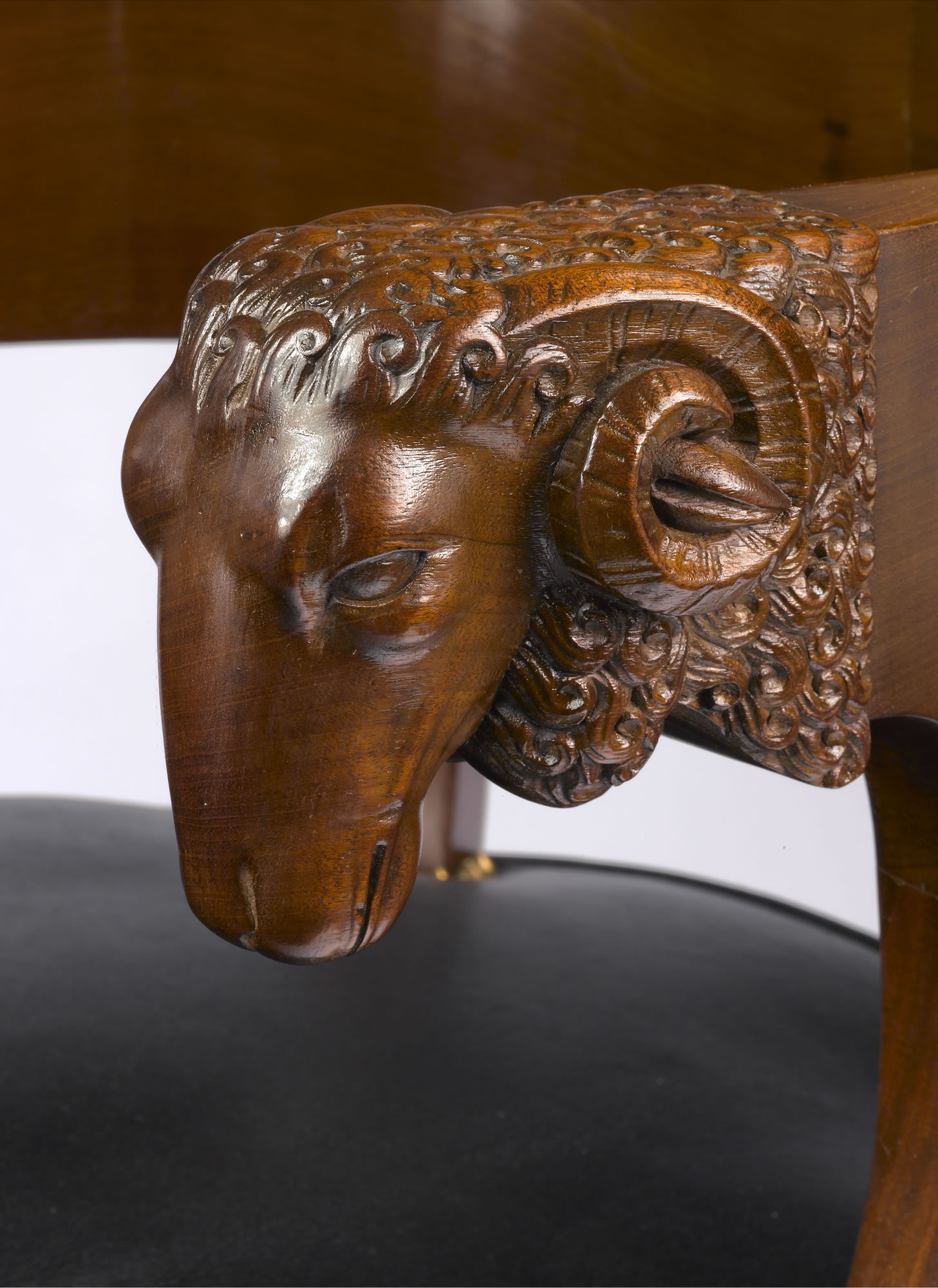 French Empire Period, Mahogany Fauteuil de Bureau à Assise Tournante Attributed to François-Honoré-Georges Jacob-Desmalter