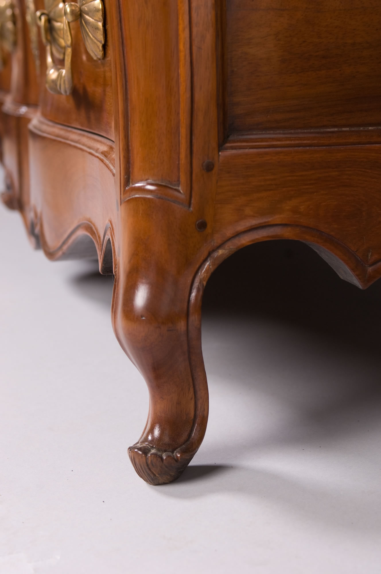 French Louis XV Period, Mahogany, Bordelais Commode