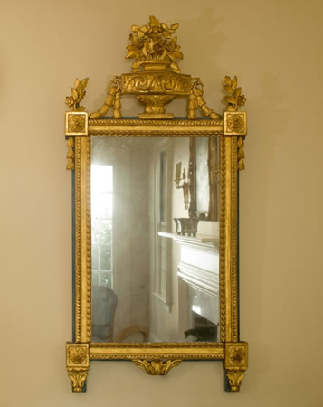French, Louis XVI Period, Giltwood Mirror