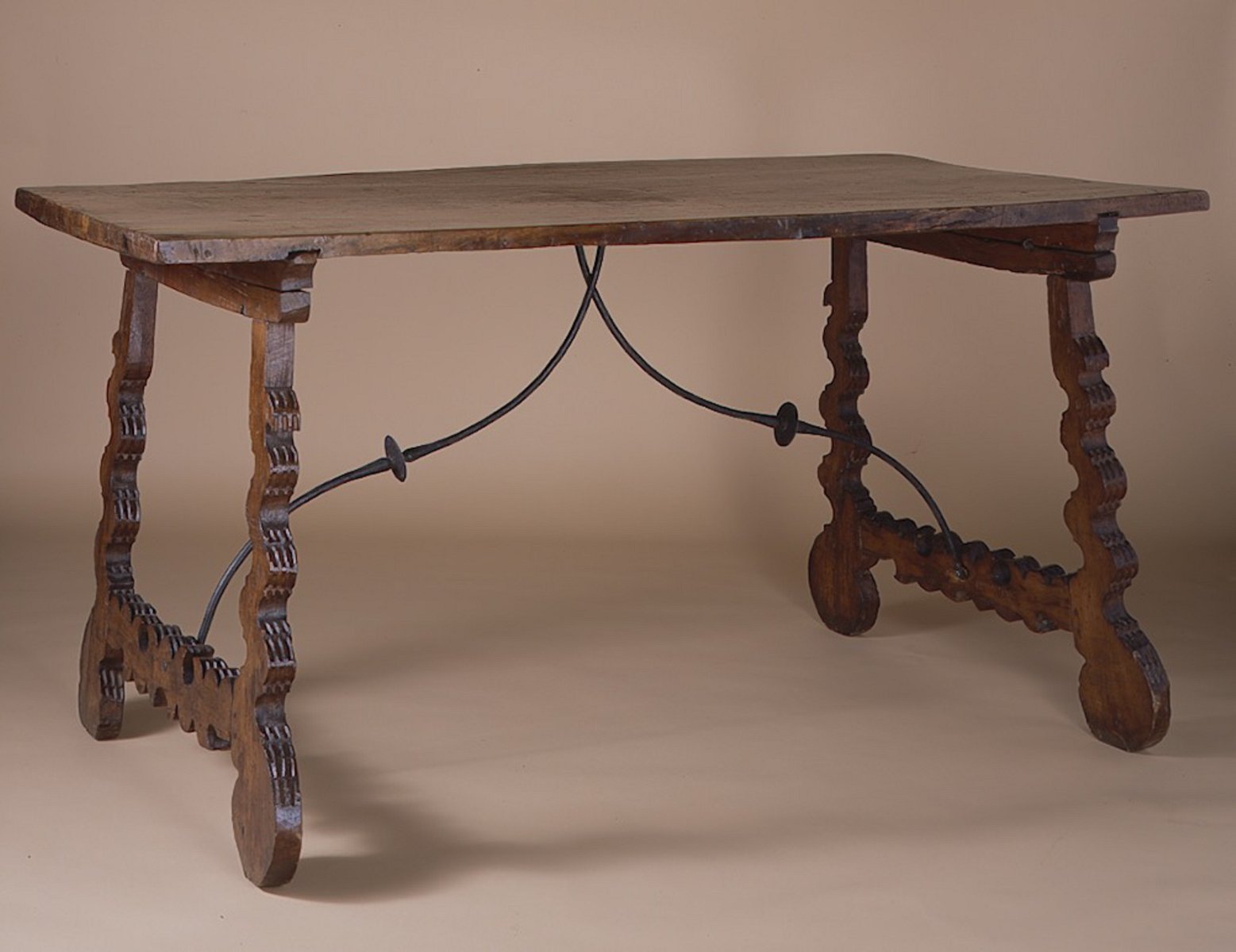 Spanish, Walnut Library Table