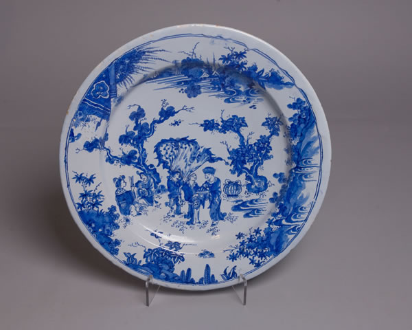 French Faïence, Grand Charger Plate  - Click to enlarge and for full details.